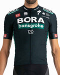 SPORTFUL dres kratkih rukava - BORA HANSGROHE 2021 - zelena/siva