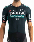 SPORTFUL dres kratkih rukava - BORA HANSGROHE 2021 - zelena/crna