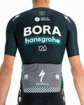 SPORTFUL dres kratkih rukava - BORA HANSGROHE 2021 - zelena/crna