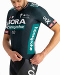 SPORTFUL dres kratkih rukava - BORA HANSGROHE 2021 - zelena/crna