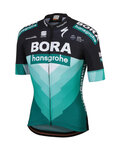 SPORTFUL dres kratkih rukava - BORA HANSGROHE 2019 - crna/zelena