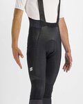 SPORTFUL duge hlače s tregerima - BODYFIT PRO - crna