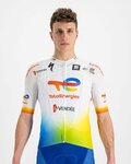 SPORTFUL dres kratkih rukava - TOTAL ENERGIES 2022 - bijela/plava/narančasta/žuta