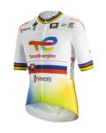 SPORTFUL dres kratkih rukava - TOTAL ENERGIES 2022 - žuta/narančasta/bijela/plava