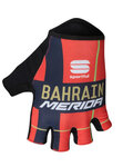 SPORTFUL rukavice s kratkim prstima - BAHRAIN MERIDA 2019 - crvena/plava