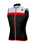 SPORTFUL dres bez rukava - PISTA - crna/bijela/crvena