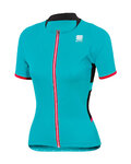 SPORTFUL dres kratkih rukava - LUNA LADY - tirkizna