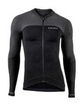 UYN dres dugih rukava zimski - BIKING ALPHA - crna/siva