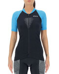 UYN dres kratkih rukava - GRANFONDO LADY - plava/crna