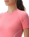 UYN majica kratkih rukava - EVOLUTYON UW LADY - bijela/ružičasta