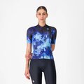 CASTELLI dres kratkih rukava - COSMIC VORTEX - plava