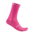 CASTELLI čarape klasične - GIRO LOGO 18 - ružičasta