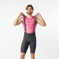 CASTELLI kratke hlače s tregerima - GIRO TROFEO 2 - siva