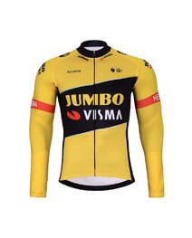 BONAVELO zimski dres i hlače - JUMBO-VISMA 2024 WNT - žuta/crna