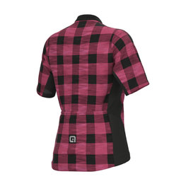 ALÉ dres kratkih rukava - OFF ROAD - GRAVEL SCOTTISH LADY - ružičasta