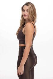 ATHLEEYA grudnjak - ALLURE SHINE - smeđa