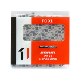SRAM lanac - PC X1 SOLIDPIN - srebrna