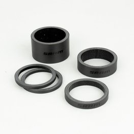 SRAM komplet podloški - HEADSET SPACER SET - crna