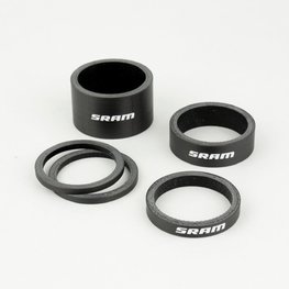 SRAM komplet podloški - HEADSET SPACER SET - crna