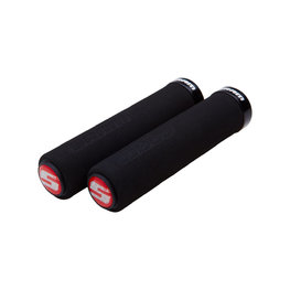 SRAM ručke volana - LOCKING GRIPS 129 mm - crna/crvena