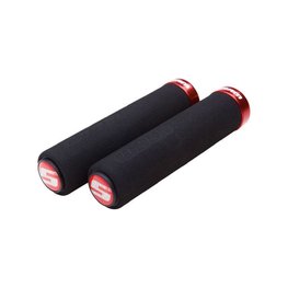 SRAM ručke volana - LOCKING GRIPS 129 mm - crna/crvena