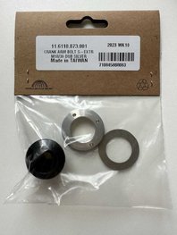 SRAM komplet za popravak - CRANK ARM BOLT KIT SELF-EXTRACTING M18/M30 DUB - crna