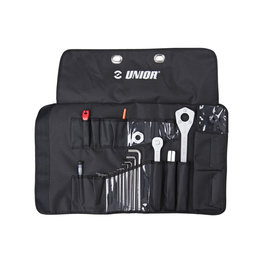 UNIOR set alata - PRO TOOL ROLL SET - crna/srebrna