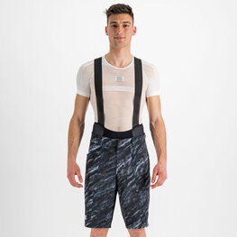 SPORTFUL kratke hlače s tregerima - CLIFF GIARA - crna