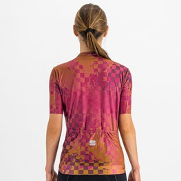 SPORTFUL dres kratkih rukava - ROCKET - ciklama/smeđa