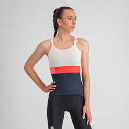 SPORTFUL dres bez rukava - SNAP - bijela/plava/crvena