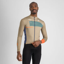 SPORTFUL dres dugih rukava zimski - BREAKOUT SUPERGIARA THERMAL - zelena/plava/narančasta