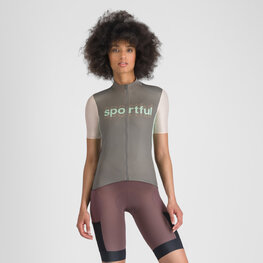 SPORTFUL dres kratkih rukava - SUPERGIARA LOGO W - siva/ružičasta