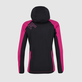 KARPOS jakna otporna na vjetar - LAVAREDO WINTER KIDS - ružičasta/crna