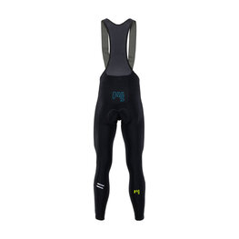 KARPOS duge hlače s tregerima - VERVE WINTER - crna