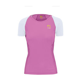 KARPOS majica kratkih rukava - LAVAREDO EVO W - ružičasta/bijela