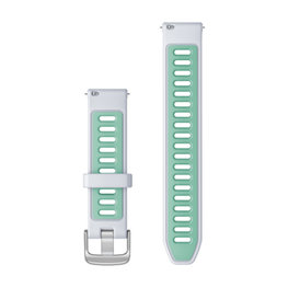 GARMIN remen - QUICK RELEASE 18 MM - bijela/svjetlozelena