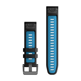 GARMIN remen - QUICKFIT 22 - crna/plava