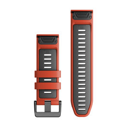 GARMIN remen - QUICKFIT 26 - crvena/crna