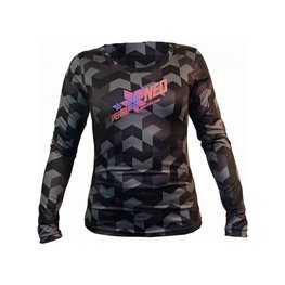 HAVEN dres dugih rukava ljetni - PEARL NEO LONG - crna/ružičasta