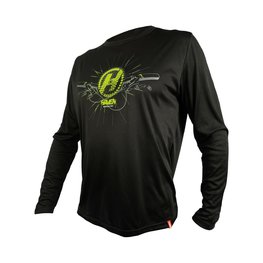 HAVEN dres dugih rukava ljetni - NAVAHO II LONG - crna/zelena