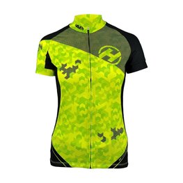 HAVEN dres kratkih rukava - SINGLETRAIL NEO WOMEN - zelena/crna