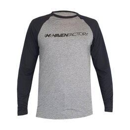 HAVEN dres dugih rukava ljetni - FACTORY TRAIL - crna/siva