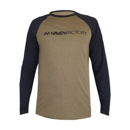 HAVEN dres dugih rukava ljetni - FACTORY TRAIL - crna/smeđa