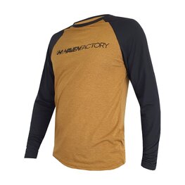 HAVEN dres dugih rukava ljetni - FACTORY TRAIL - crna/smeđa