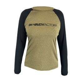 HAVEN dres dugih rukava ljetni - FACTORY TRAIL W - smeđa/crna