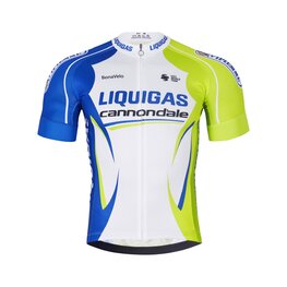 BONAVELO dres kratkih rukava - LIQUIGAS CANNONDALE - plava/zelena/bijela
