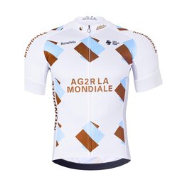 BONAVELO dres kratkih rukava - AG2R LA MONDIALE - bijela/plava