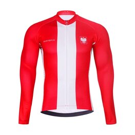 BONAVELO dres dugih rukava zimski - POLAND WINTER - crvena/bijela