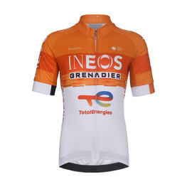 BONAVELO dres kratkih rukava - INEOS GRENADIERS KID 2026 - bijela/narančasta