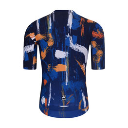 HOLOKOLO dres kratkih rukava - STROKES - narančasta/plava